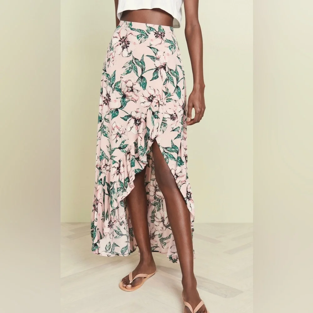 Jack by BB Dakota Tropical Print Skirt NWT Sz M